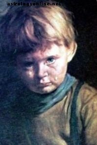 1980-talets förbannelse för den gråtande pojkmålningen